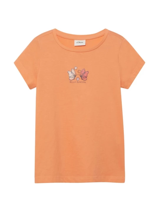 Foto van product s.Oliver Shirt oranje / rood / wit