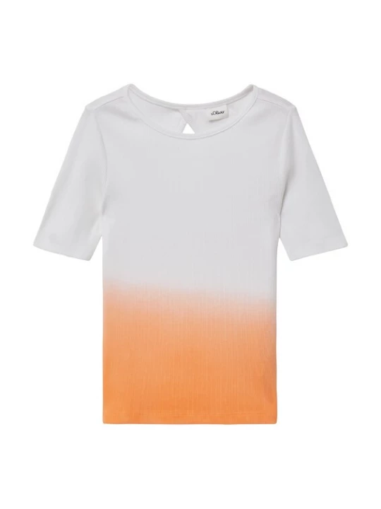 Foto van product s.Oliver Shirt oranje / wit