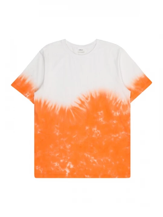 Foto van product s.Oliver Shirt oranje / wit
