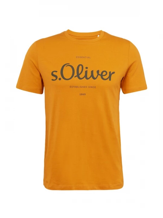 Foto van product s.Oliver Shirt oranje / zwart