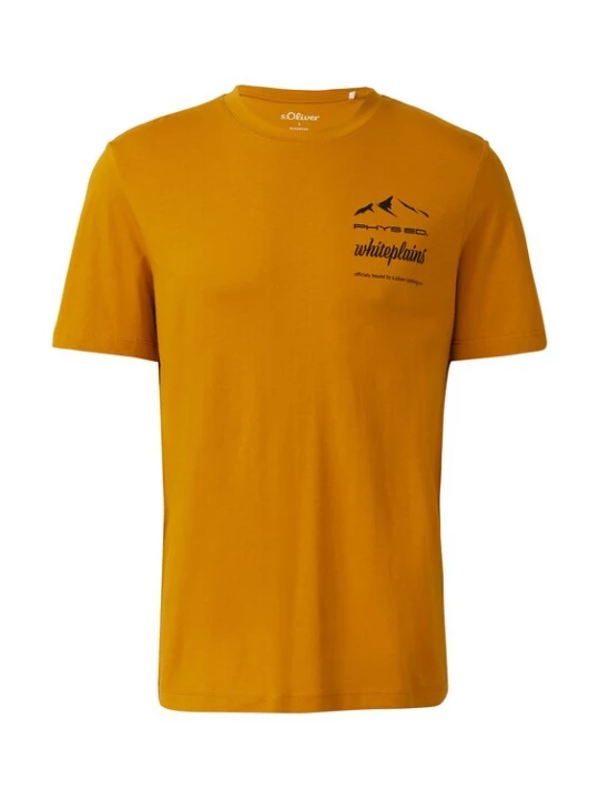 Foto van product s.Oliver Shirt oranje / zwart