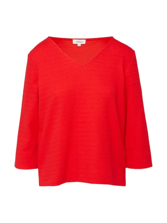 Foto van product s.Oliver Shirt oranjerood