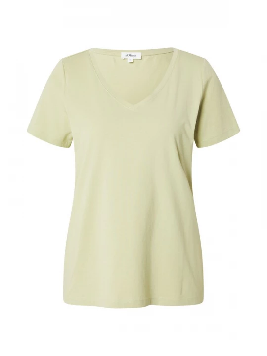 Foto van product s.Oliver Shirt pasteelgeel