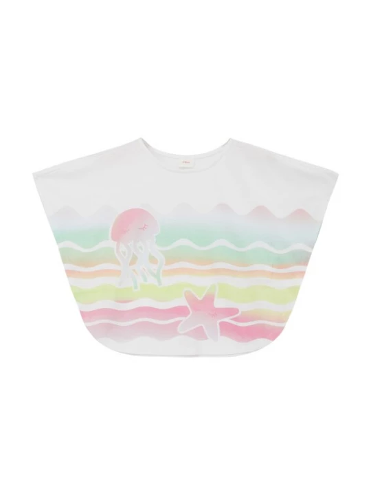 Foto van product s.Oliver Shirt pasteelgeel / lichtgroen / pink / wit