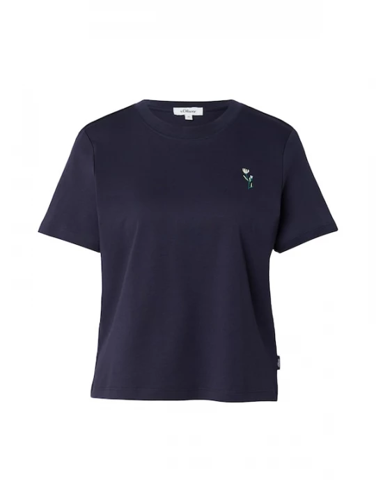 Foto van product s.Oliver Shirt pastelblauw / donkerblauw / pasteelgeel / groen