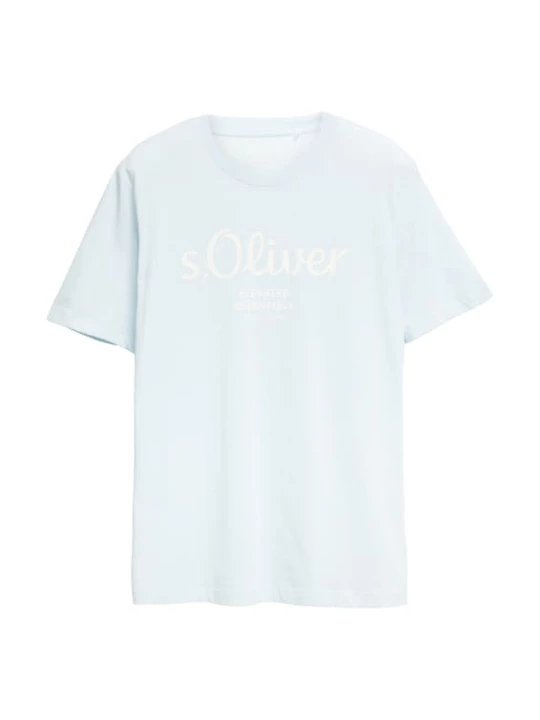 Foto van product s.Oliver Shirt pastelblauw / wit