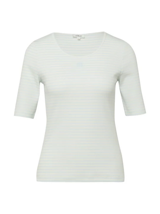 Foto van product s.Oliver Shirt pastelblauw / wit