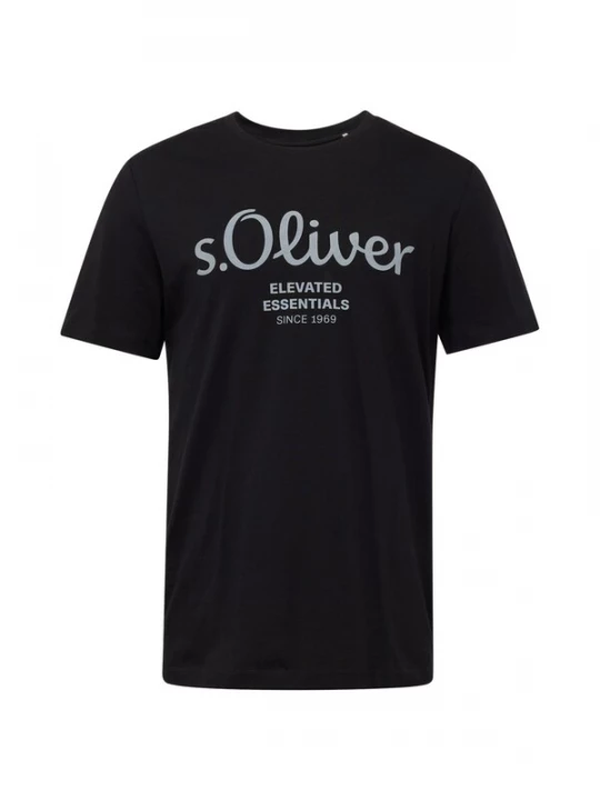Foto van product s.Oliver Shirt pastelblauw / zwart
