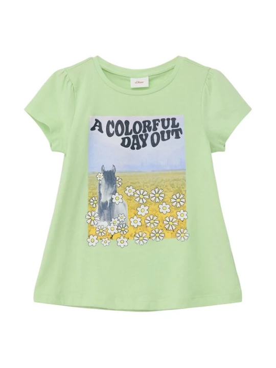 Foto van product s.Oliver Shirt pastelgroen / gemengde kleuren