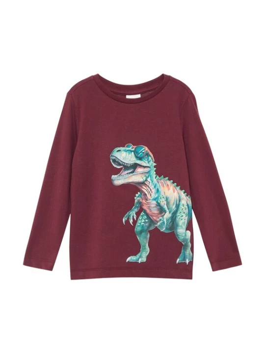 Foto van product s.Oliver Shirt petrol / lichtgroen / oranje / bordeaux