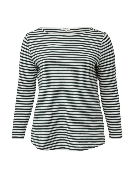 Foto van product s.Oliver Shirt petrol / offwhite