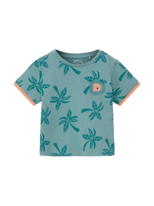 Foto van product s.Oliver Shirt petrol / oranje