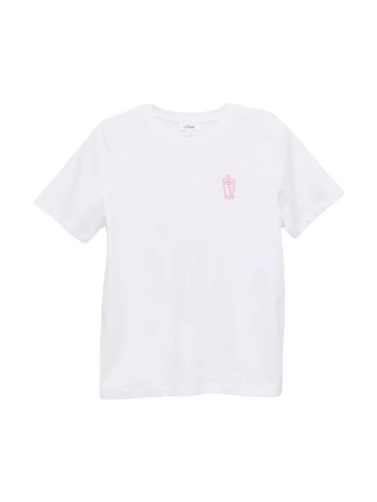 Foto van product s.Oliver Shirt pink / wit