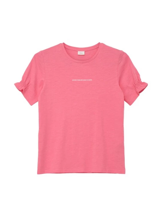 Foto van product s.Oliver Shirt pink / wit
