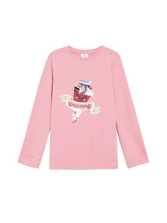 Foto van product s.Oliver Shirt pink / wit