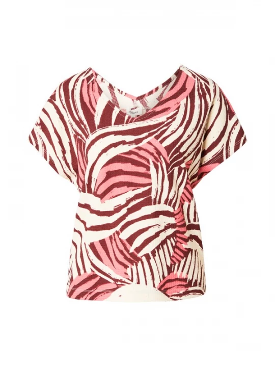 Foto van product s.Oliver Shirt pitaja roze / kersrood / natuurwit