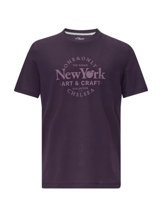 Foto van product s.Oliver Shirt pruim / lavendel