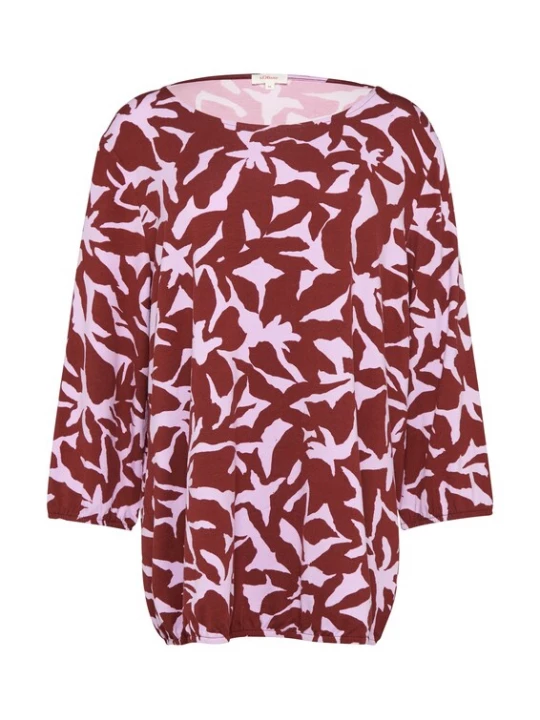 Foto van product s.Oliver Shirt pruim / robijnrood