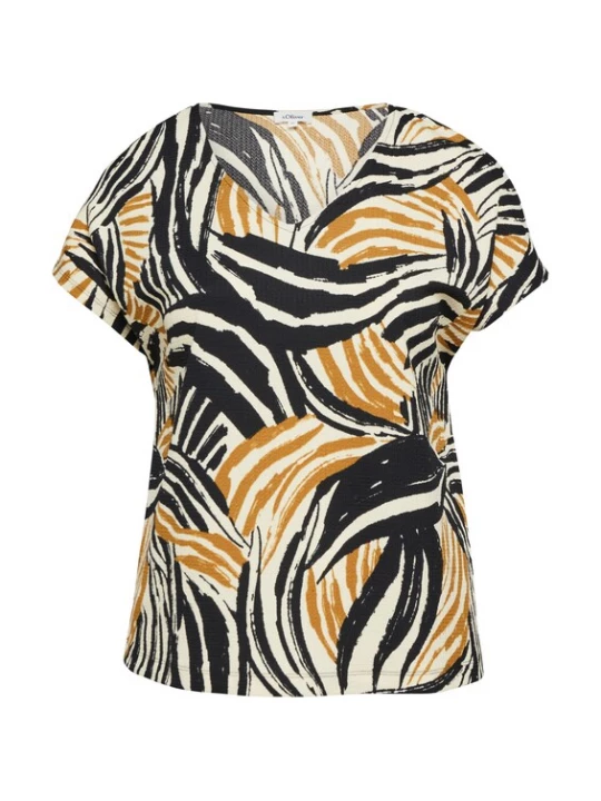Foto van product s.Oliver Shirt pueblo / zwart / wit