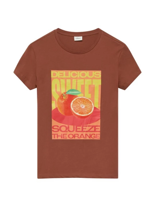 Foto van product s.Oliver Shirt roestrood