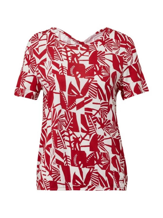 Foto van product s.Oliver Shirt rood / wit