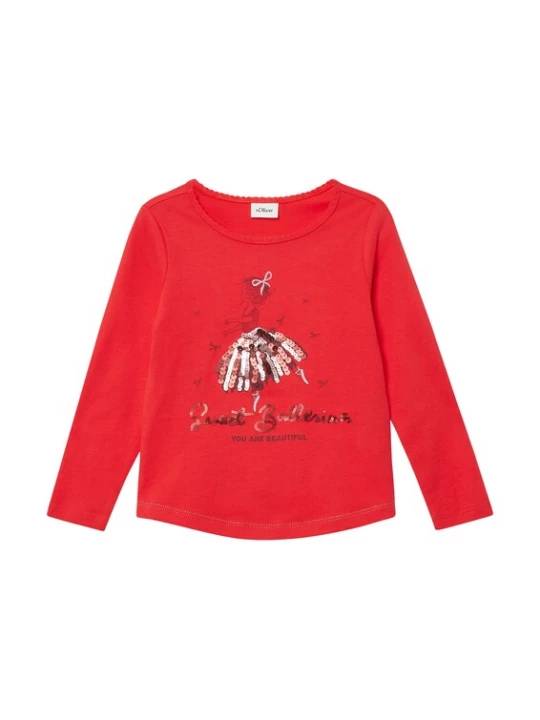 Foto van product s.Oliver Shirt rood / wit