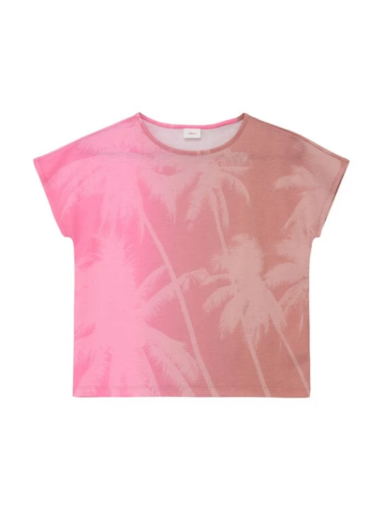 Foto van product s.Oliver Shirt rosa / neonroze / bourgogne