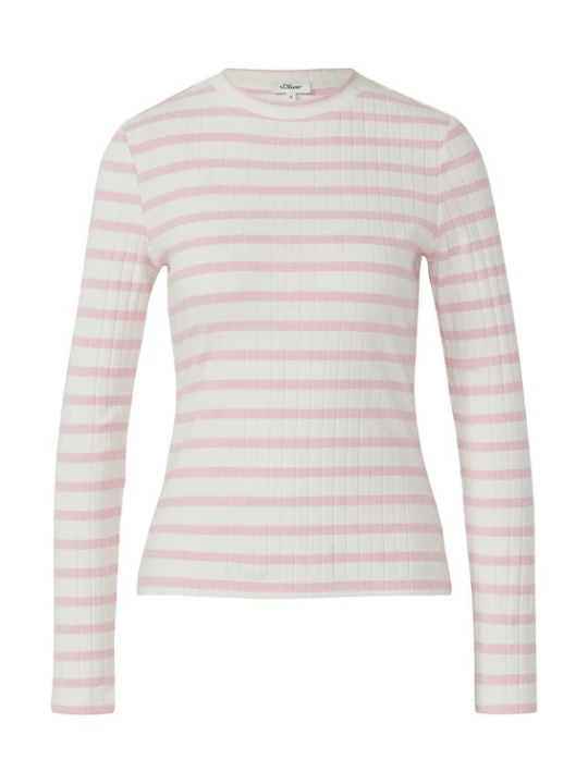Foto van product s.Oliver Shirt rosa / offwhite