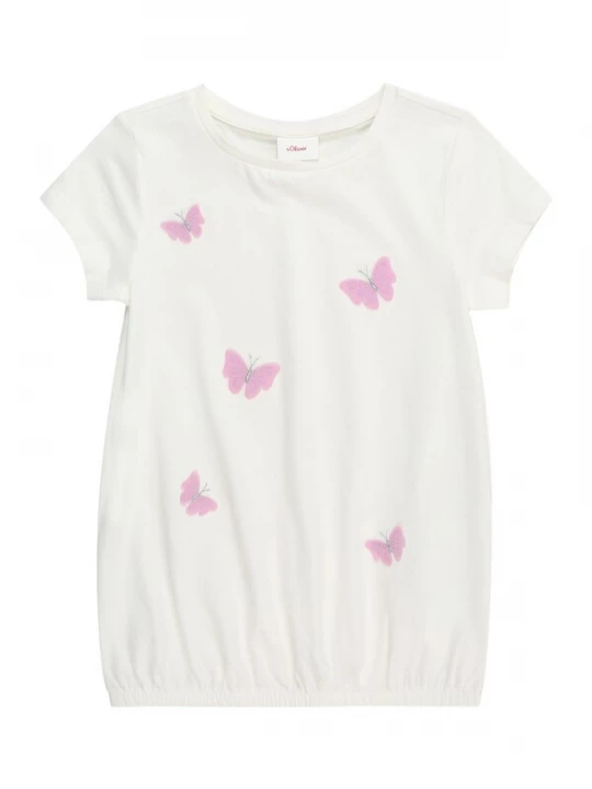 Foto van product s.Oliver Shirt rosa / zilver / wit