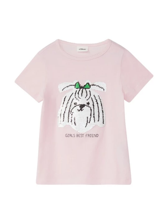 Foto van product s.Oliver Shirt rosa / zwart / wit