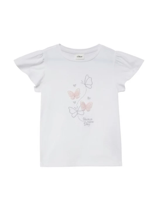 Foto van product s.Oliver Shirt rosé / zilver / wit