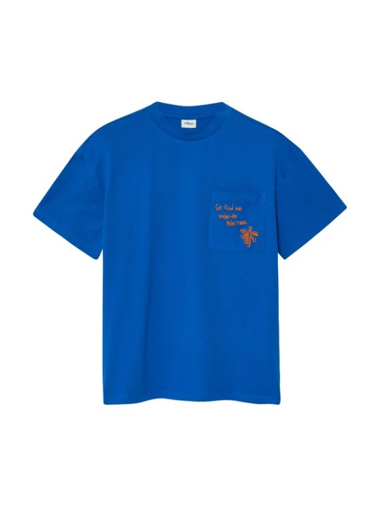 Foto van product s.Oliver Shirt royal blue / koningsblauw