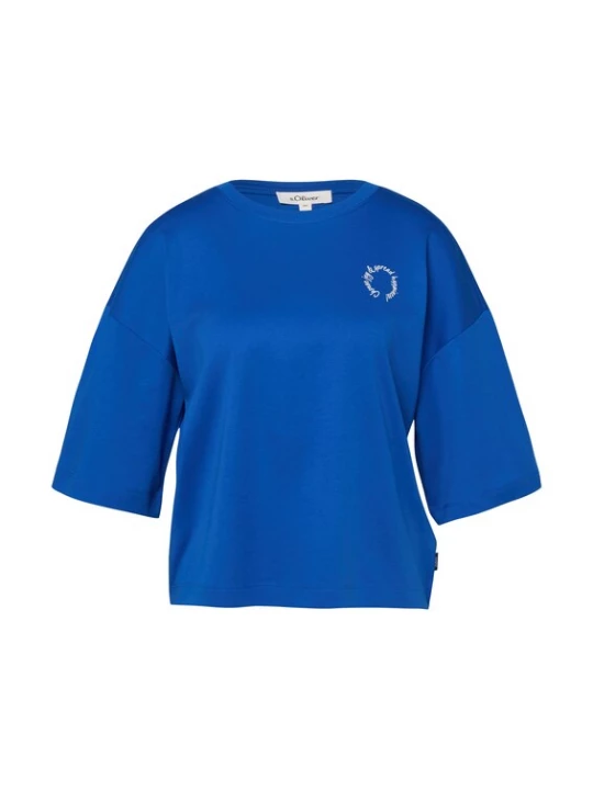 Foto van product s.Oliver Shirt royal blue / koningsblauw