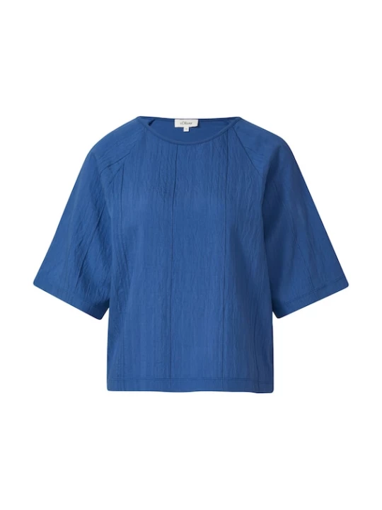 Foto van product s.Oliver Shirt royal blue / koningsblauw