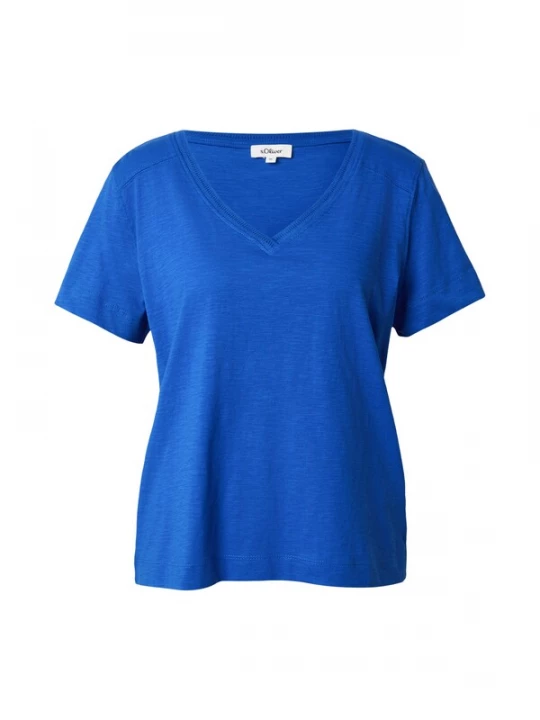 Foto van product s.Oliver Shirt royal blue / koningsblauw