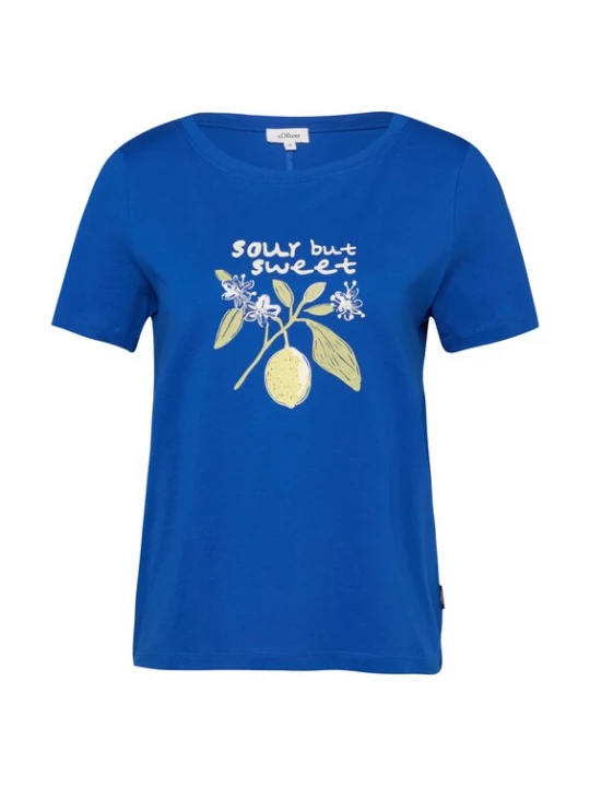 Foto van product s.Oliver Shirt royal blue / koningsblauw
