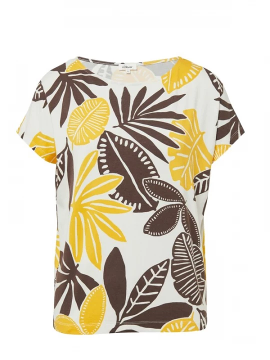 Foto van product s.Oliver Shirt 's.Oliver - Dames t-shirt' gemengde kleuren