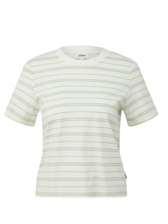 Foto van product s.Oliver Shirt 's.Oliver - Dames t-shirt' wit