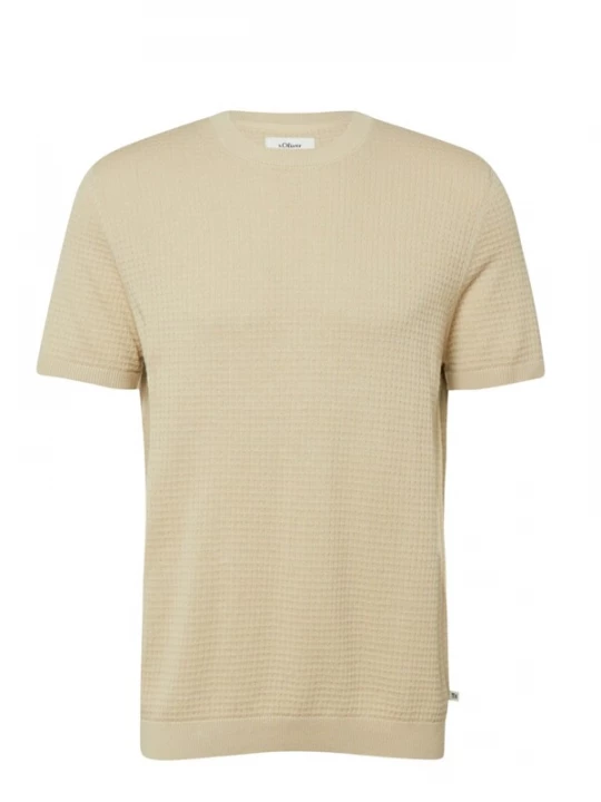 Foto van product s.Oliver Shirt 's.Oliver - Heren t-shirt' bruin