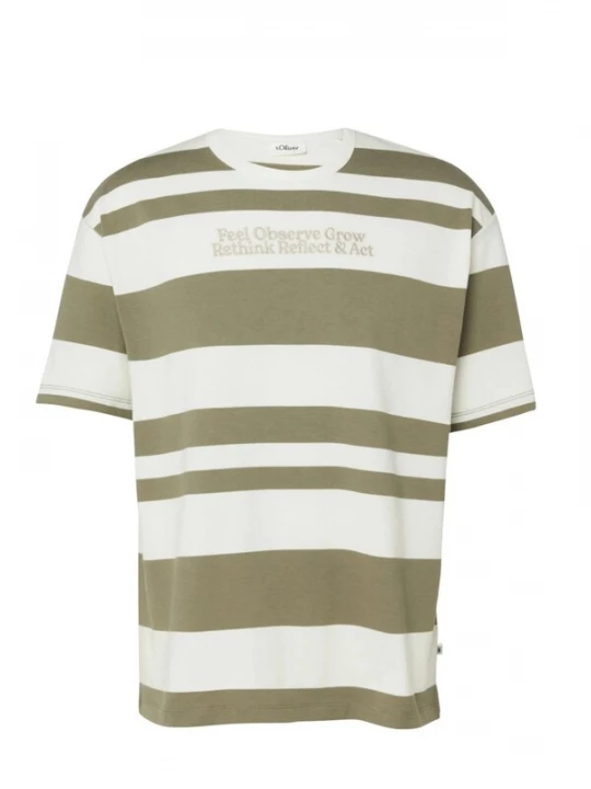 Foto van product s.Oliver Shirt 's.Oliver - Heren t-shirt' bruin