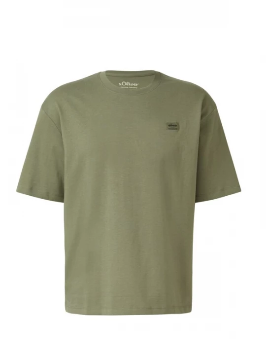 Foto van product s.Oliver Shirt 's.Oliver - Heren t-shirt' kaki
