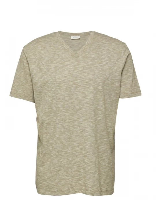 Foto van product s.Oliver Shirt 's.Oliver - Heren t-shirt' kaki