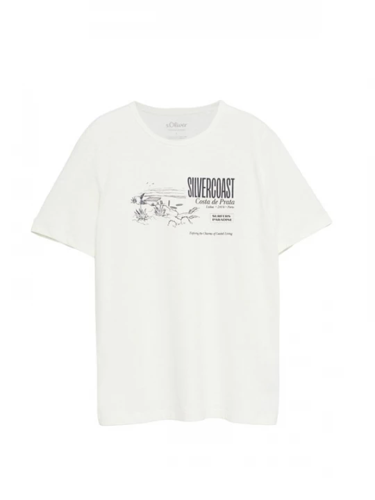 Foto van product .Oliver Shirt '.Oliver - Heren t-shirt' blauw s.Oliver