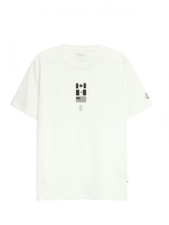 Foto van product s.Oliver Shirt 's.Oliver - Heren t-shirt' zwart