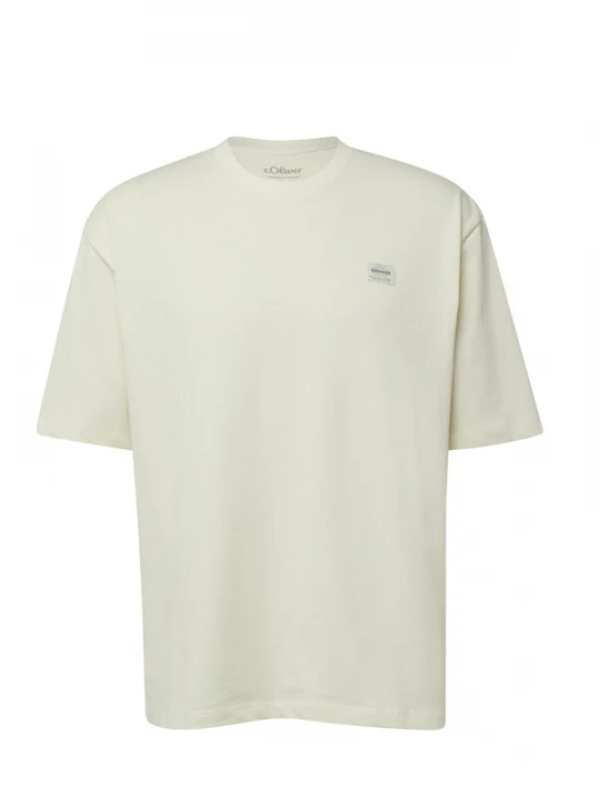 Foto van product s.Oliver Shirt 's.Oliver - Heren t-shirt' wit