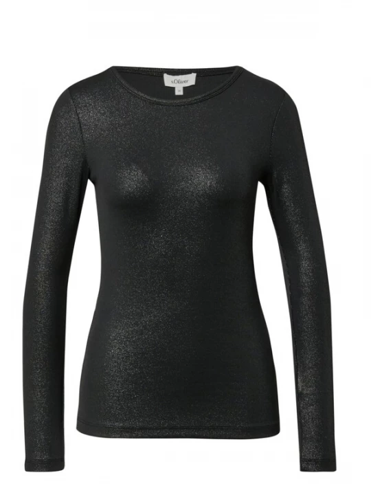 Foto van product s.Oliver Shirt 's.Oliver - Heren t-shirt' zwart