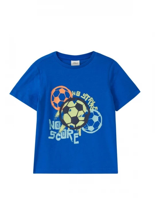 Foto van product s.Oliver Shirt 's.Oliver - Jongens t-shirt' blauw