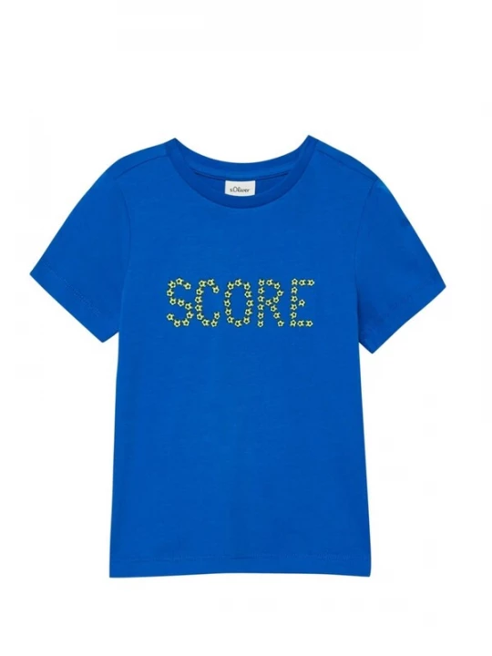 Foto van product s.Oliver Shirt 's.Oliver - Jongens t-shirt' blauw