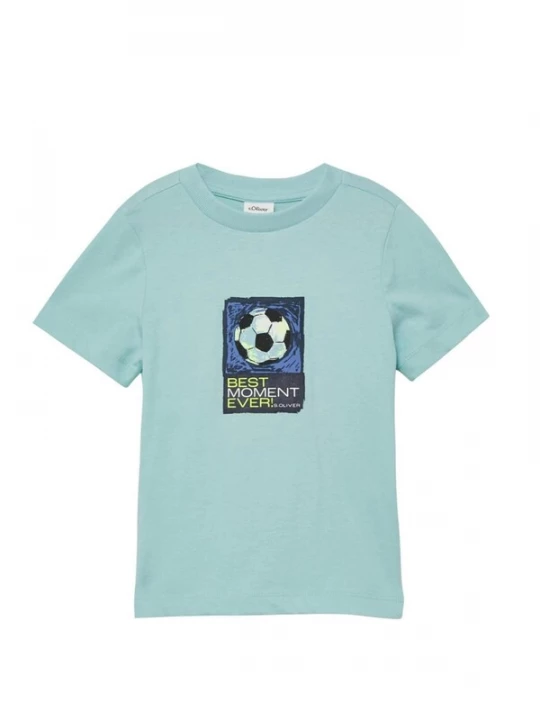 Foto van product s.Oliver Shirt 's.Oliver - Jongens t-shirt' blauw