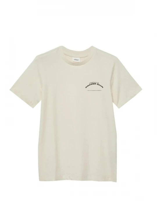 Foto van product s.Oliver Shirt 's.Oliver - Jongens t-shirt' crème